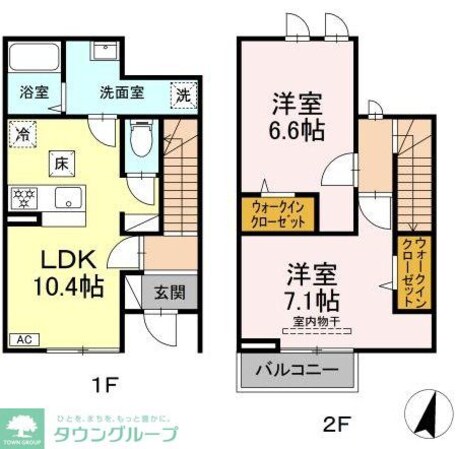 ラ・ぺジブルの物件間取画像